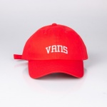Boné Vans New Varsity Curved Bill Vermelho