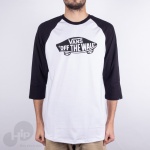 Camiseta 3/4 Vans Otw Raglan Branca