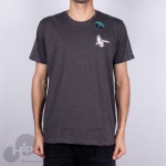 Camiseta Billabong Lousy Cinza Escuro