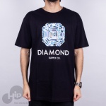 Camiseta Diamond Asscher Cut Preta