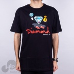 Camiseta Diamond Hoop Dreams Preta