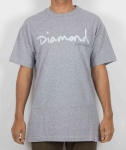 Camiseta Diamond OG Script Cinza