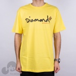 Camiseta Diamond Paradise Og Script Amarela