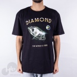 Camiseta Diamond World Is Yours Preta