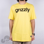 Camiseta Grizzly Lowercase Amarela