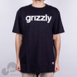 Camiseta Grizzly Lowercase Logo Preta