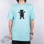 Camiseta Grizzly Og Bear Logo Azul