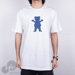 Camiseta Grizzly Og Bear Logo Branca