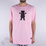 Camiseta Grizzly Og Bear Rosa