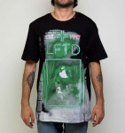 Camiseta LRG Greenlight District Preta