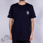 Camiseta New Era Essential Logo Azul Escuro