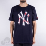 Camiseta New Era Logomania Mix Neyyan Azul Escuro