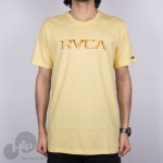 Camiseta Rvca Big Glitch Amarela