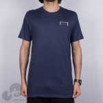 Camiseta Rvca Blocker Ss Azul Escuro