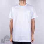 Camiseta Santa Cruz Pocket Simplified Hand Branca