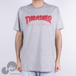 Camiseta Thrasher Btg Cinza Claro