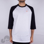 Camiseta Vans 3/4 Dexter Raglan Branca