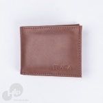 Carteira Rvca Crest Bi Fold Marrom