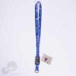 Chaveiro Champion Script Lanyard Azul Claro