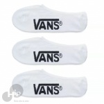 Meia Vans Classic Nosh 3Pk Branca