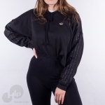 Moletom Cropped Adidas Gc6792 Preto