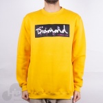 Moletom Diamond Colors Block Logo Amarelo