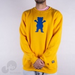 Moletom Grizzly Og Bear Amarelo