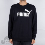 Moletom Puma Essential Logo Crew Preto