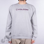 Moletom Volcom New Style Cinza Claro