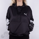 Quebra Vento Puma 1/2 Zip Jacket Preta