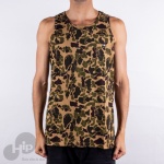 Regata Dc Shoes Combo Print Camuflado Marrom