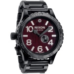 Relgio Nixon Preto Dark Wood