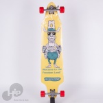 Skate Longboard Creme Blackzone Amarelo