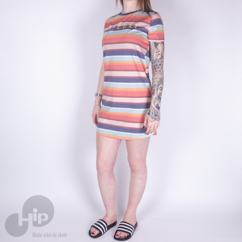 Vestido Rip Curl Summer Stripes Listrado